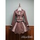 Alice Girl Bear Chocolate Short and Long Skirt and JSK(2nd Pre-Order/2 Colours/Full Payment Without Shipping)